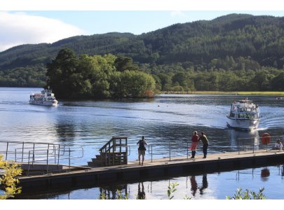 The 4.00pm ferry takes you back to Tarbet from Inveruglas