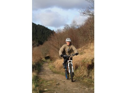 The Glen Loin path is a great mountain bike route
