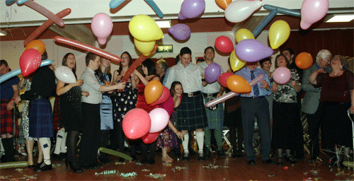 'Bells' at the Hogmanay Ceilidh